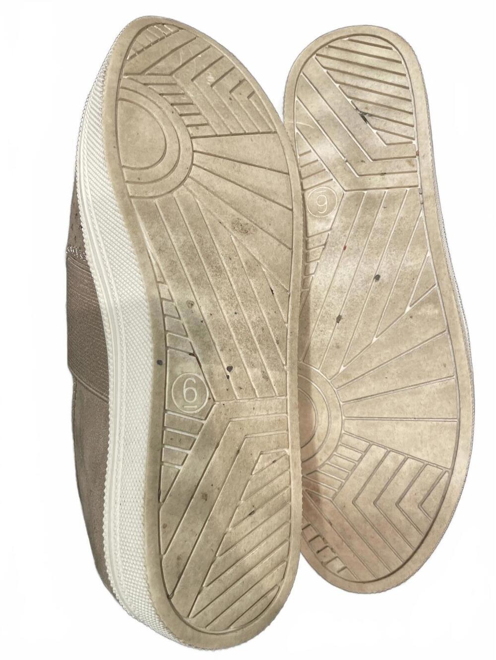 Dolcetta Shoes Women's Size 6 Beige Tan White Slip On Casual Chunky Everyday - Picture 5 of 6